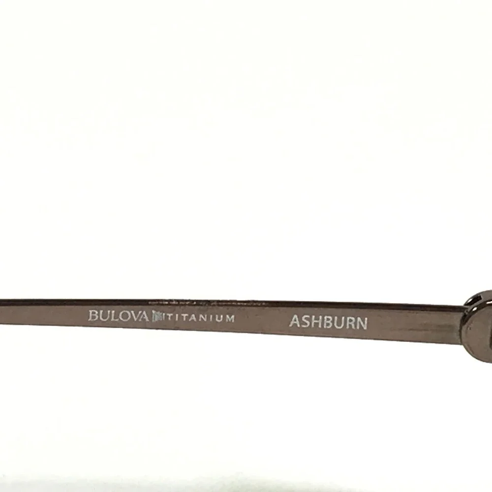 Bulova Eyeglasses Frames ASHBURN BROWN Rectangular Half Rim 52-18-135